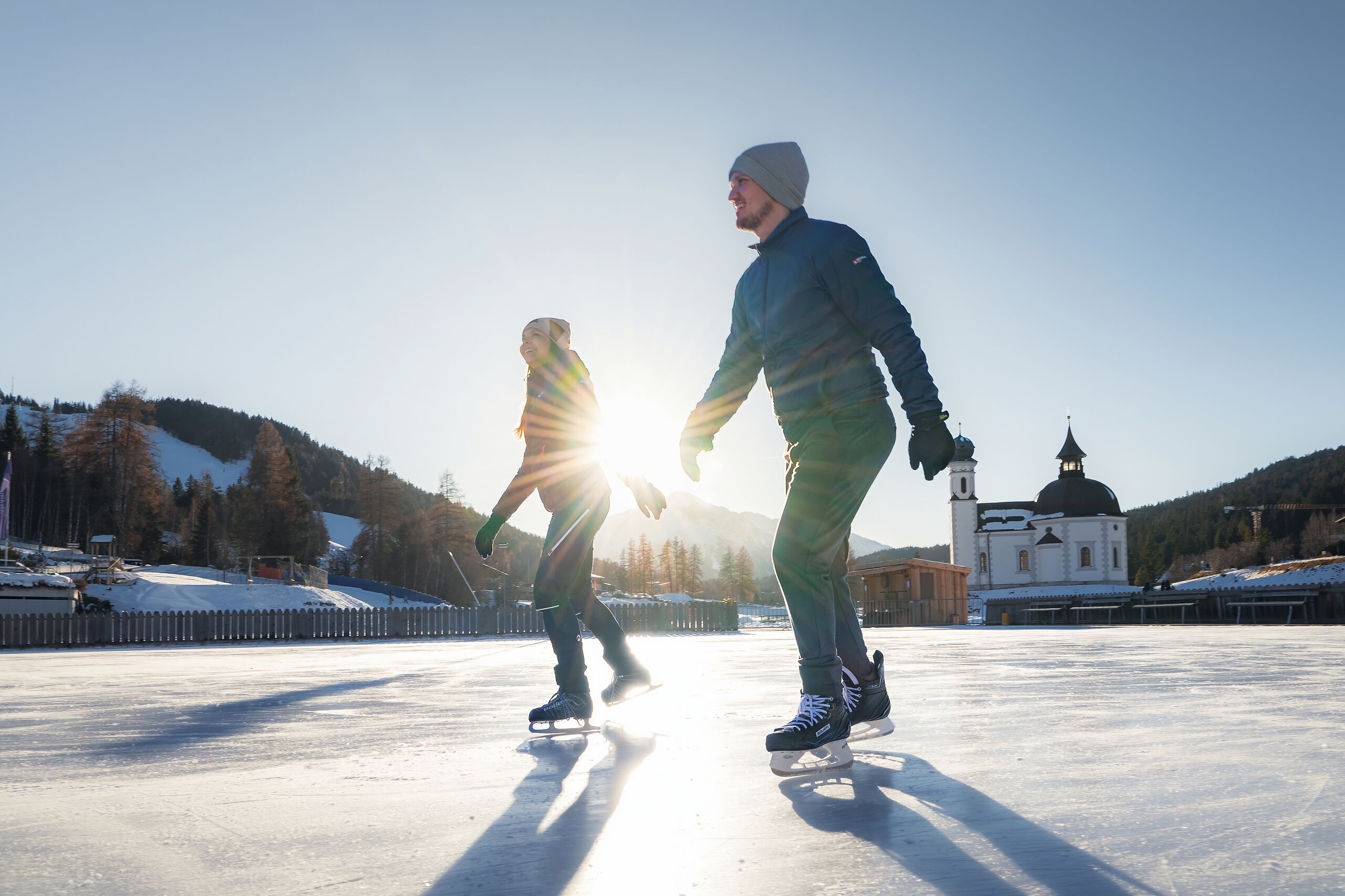Eislaufen in Seefeld