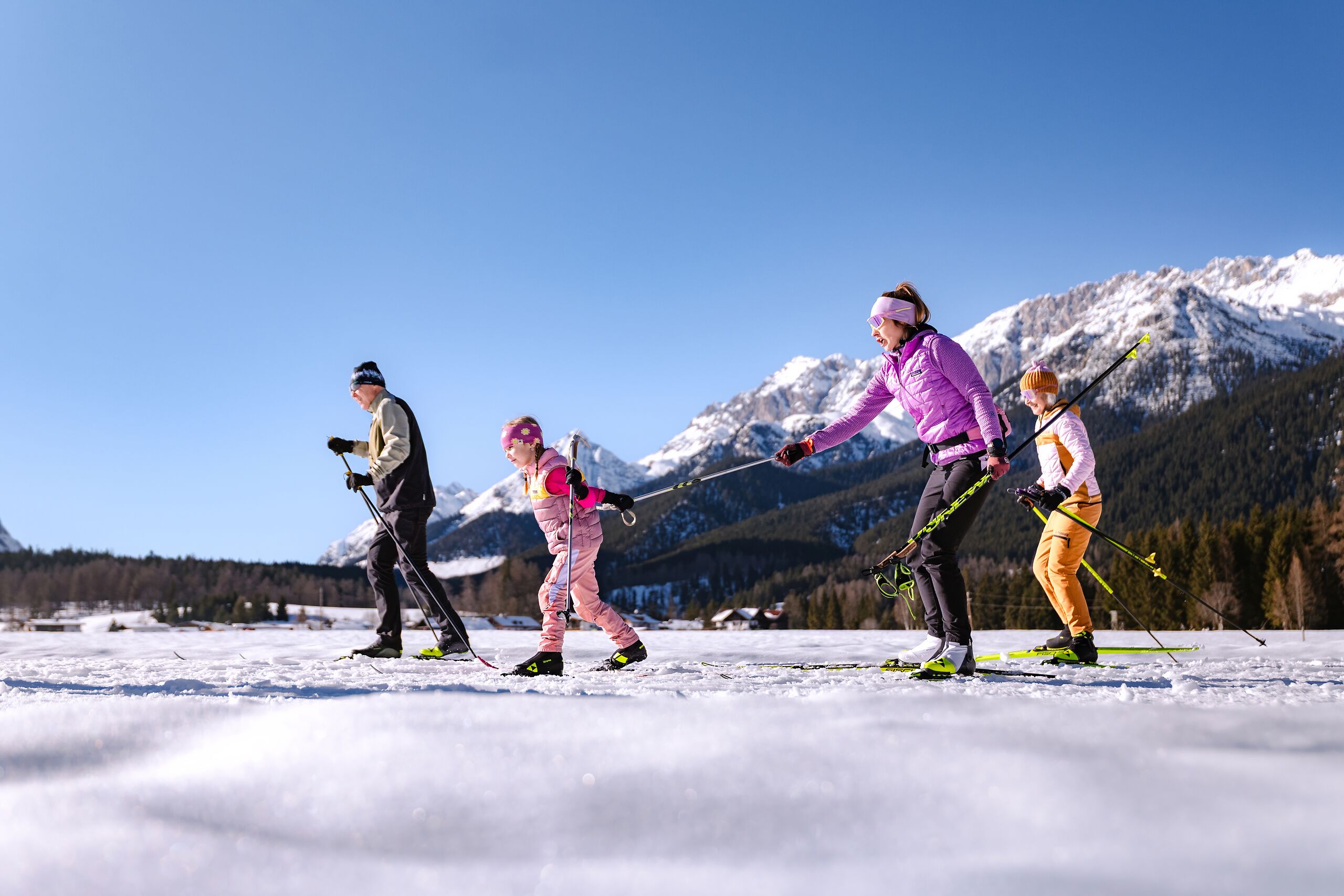 Langlaufen in der Region Seefeld