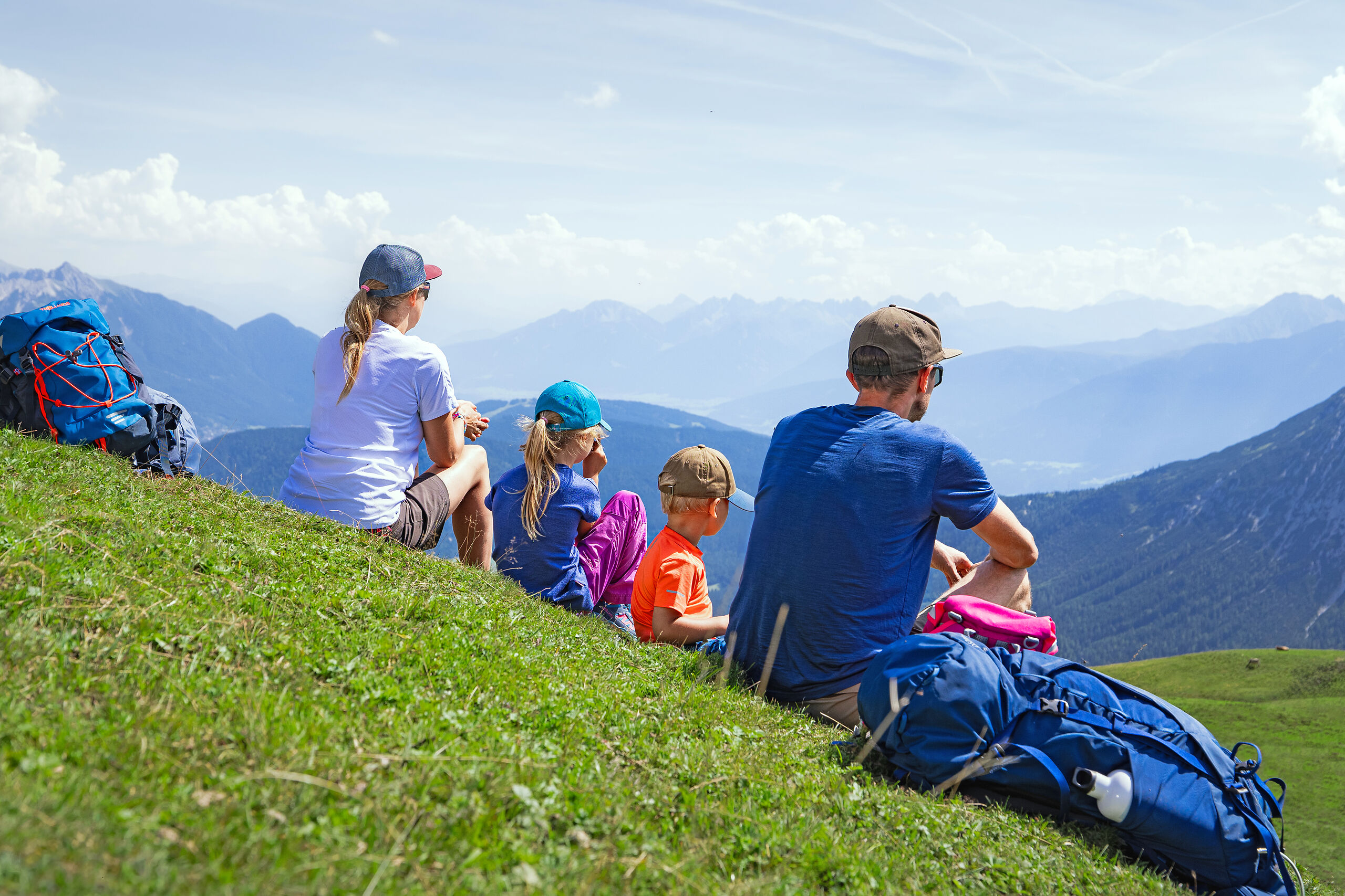Familienwanderung im Gaistal
